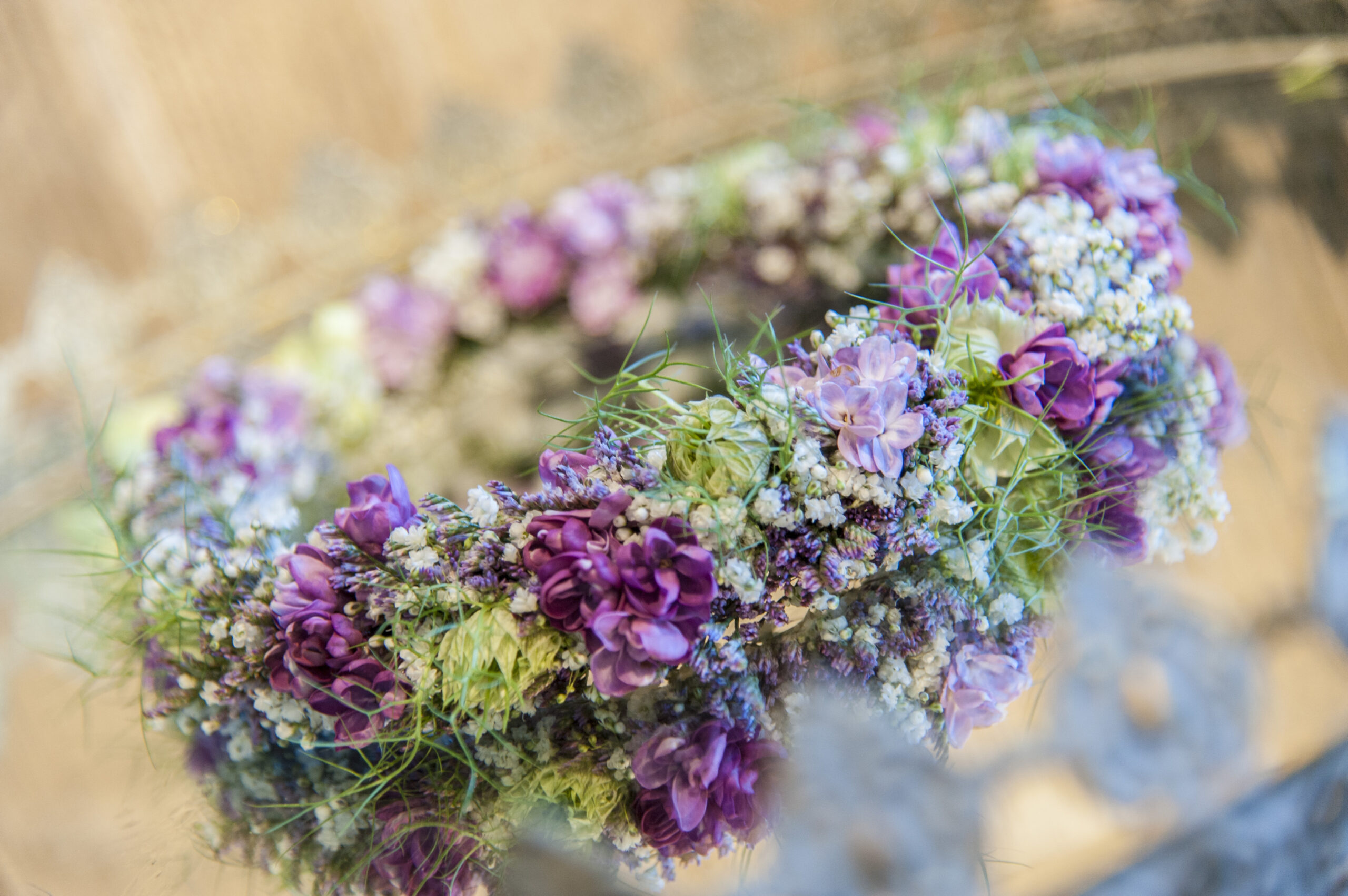 Hochzeitsfloristik – Blumenarmband